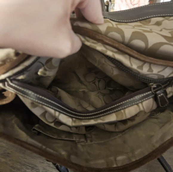 Coach Soho Suede Leather Brown Shoulder Bag EUC - Picture 11 of 11